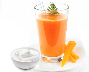 морковная маска