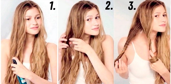 Как накрутить волосы утюжком?